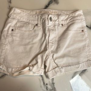 American Eagle White Shorts